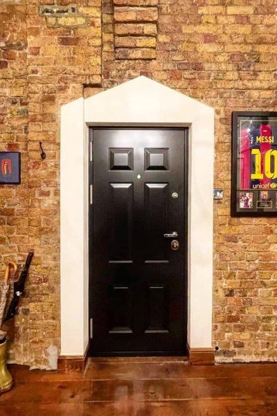 Luxury security doors fitted in high end apartment in London.