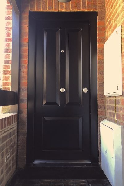 Police and kick proof security door.