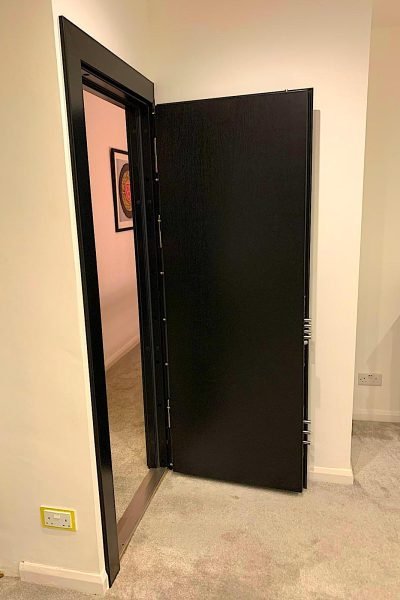 Panic room security door