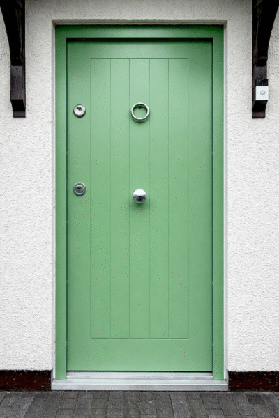 Green security door
