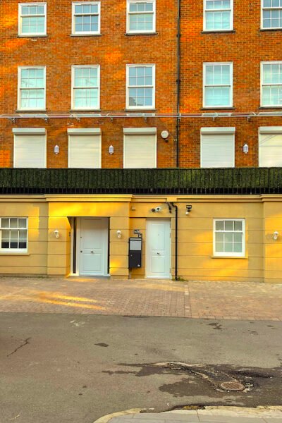 White high gloss highest security doors